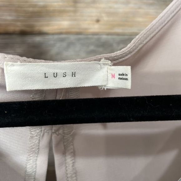 EUC Lush Color Block Pleated Front Shift Dress with Open Back Medium 💗 - Picture 8 of 8